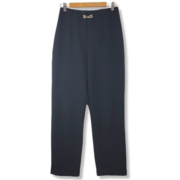 Briggs New York Pants - Briggs New York Black High-rise Stretch Slip-on Dress Pants Size Medium